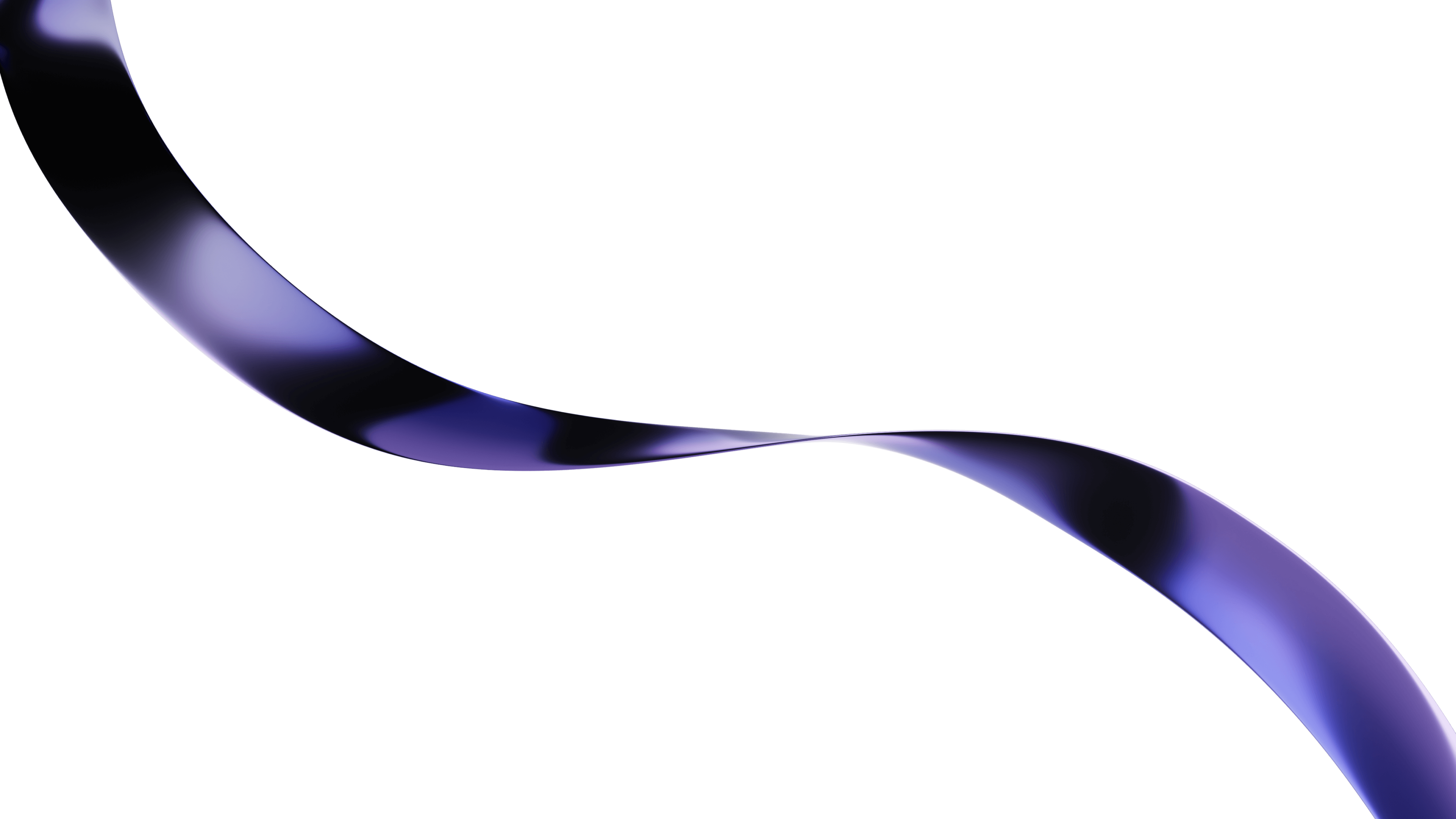 Metallic liquid swirl decoration