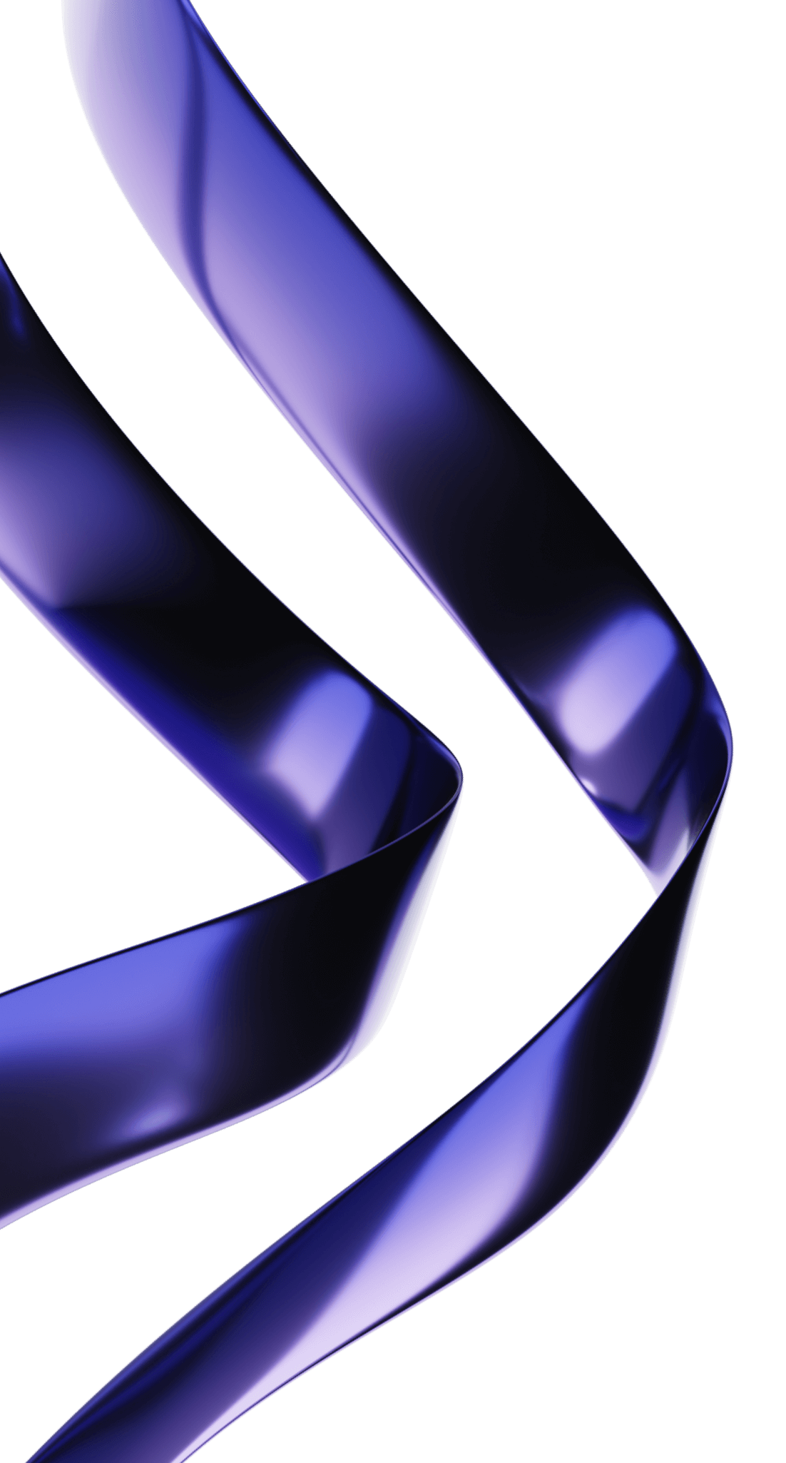 Metallic liquid swirl decoration