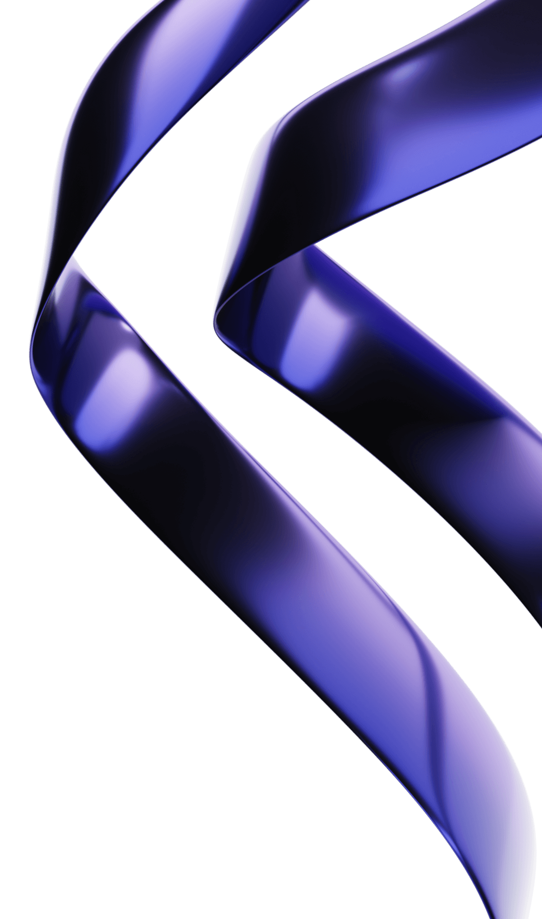 Metallic liquid swirl decoration