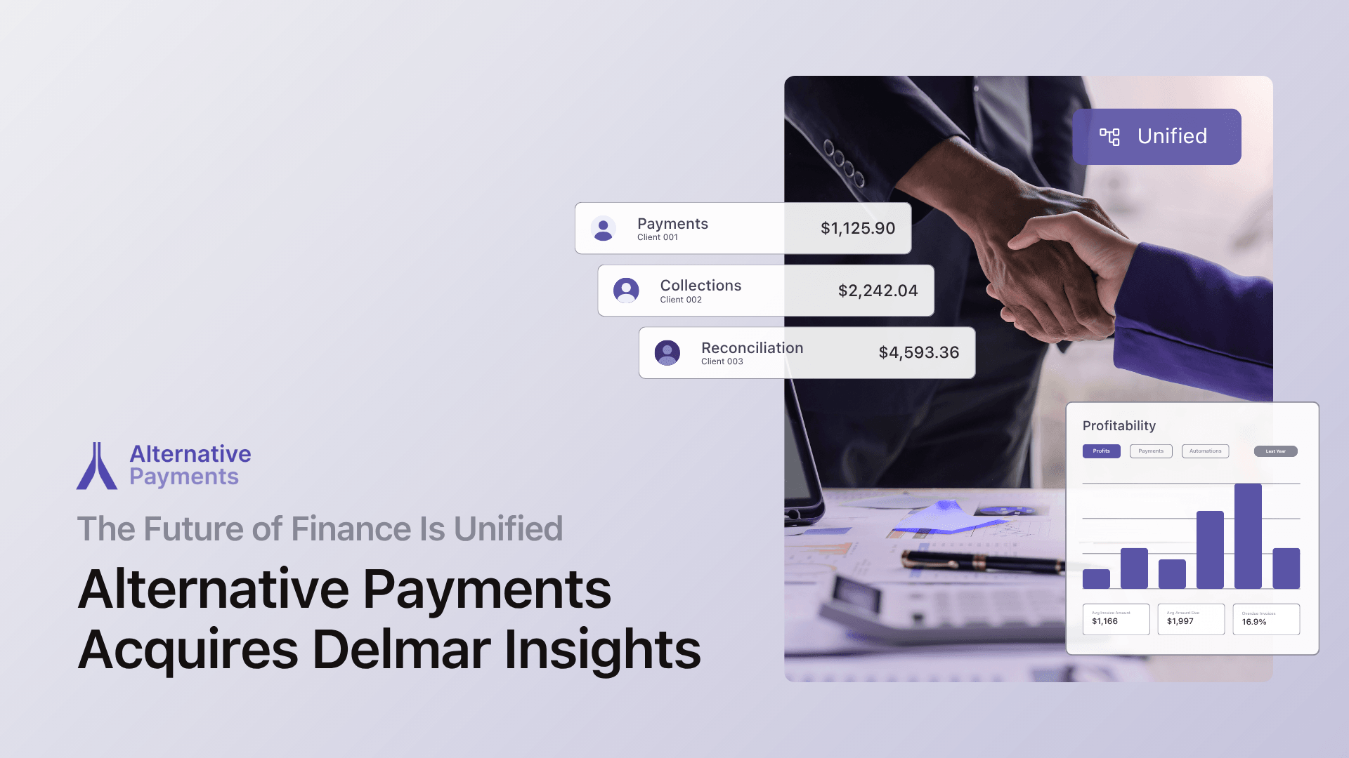 The Future of Finance Is Unified: Alternative Payments Acquires Delmar Insights