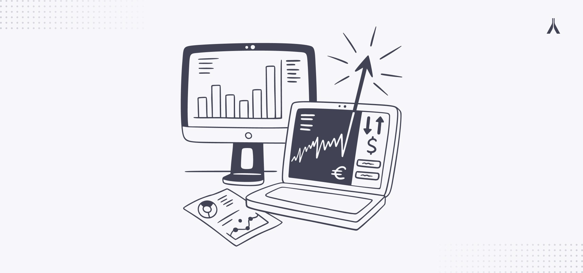 An illustration showing off our Insights feature
